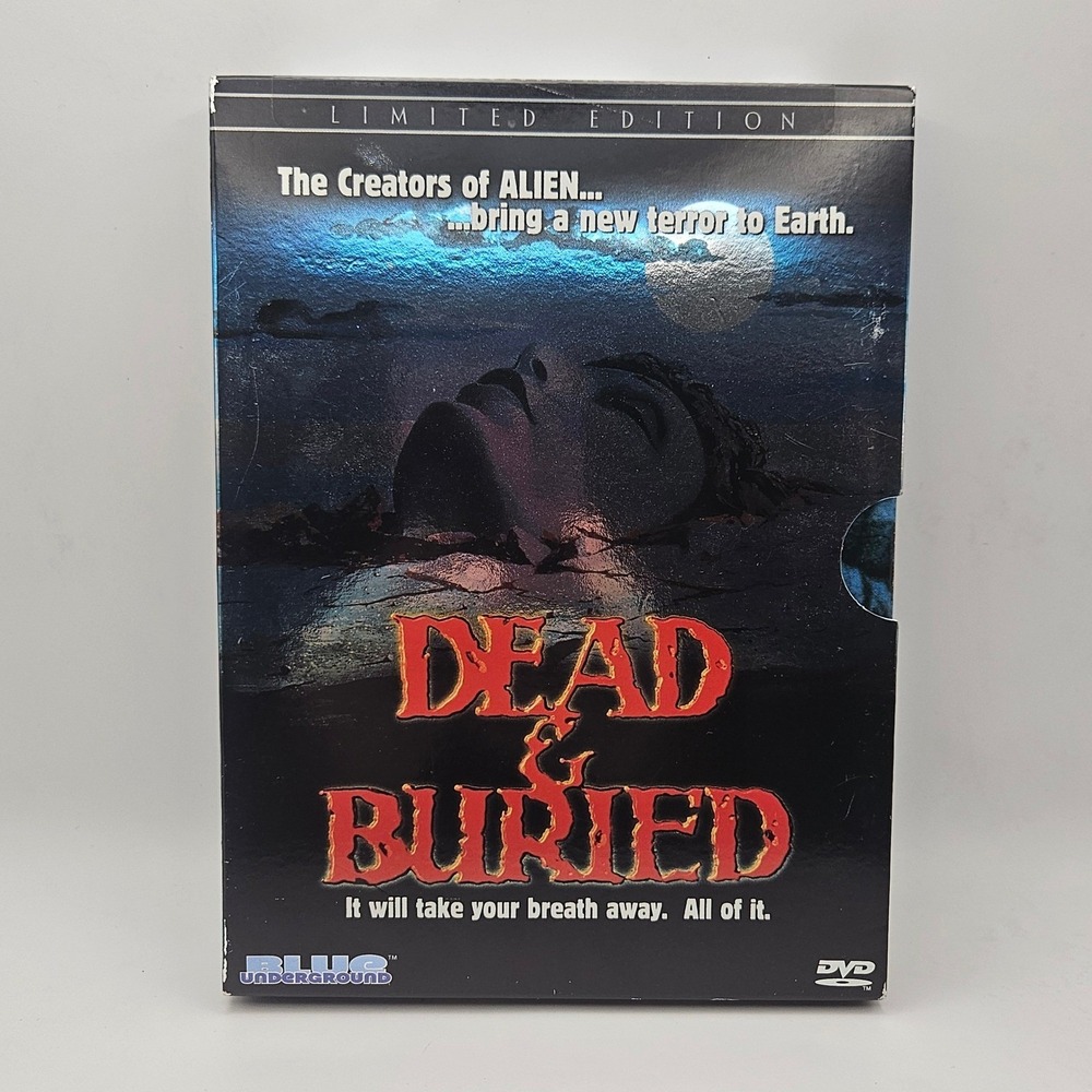 Dead &‎ Buried 2-Disc Limited Edition DVD Blue Underground 1981 Horror Slipcover - Picture 2 of 9